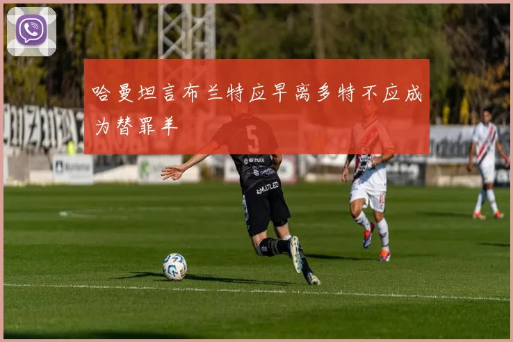 哈曼坦言布兰特应早离多特不应成为替罪羊